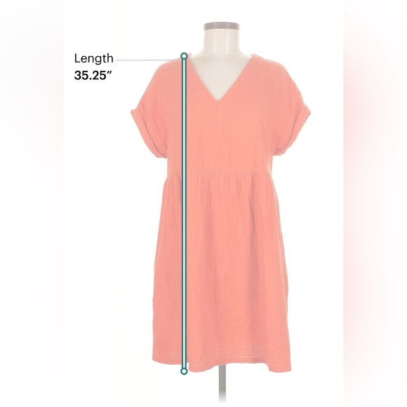 White Line Popover Dress - Picture 12 of 12